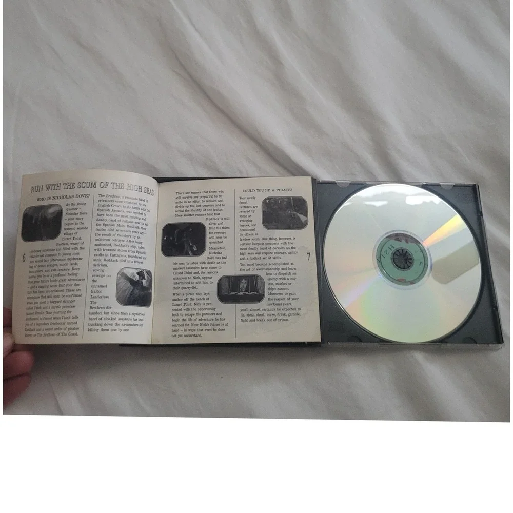 RedJack Revenge of the Brethren PC Game 1998 3-Disc‎ Set THQ Pirate Adventure